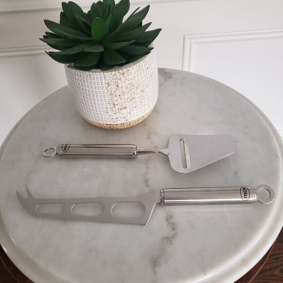 Rosle Stainless Steel Cheese Knife & Slicer / Planer Combination Party Set - Picture 5 of 11